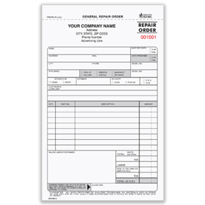 Picture for category General Repair Forms
