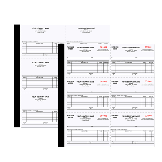 Picture of Custom Six-On-A-Page Books, Stitched (DFCWB-090-2)